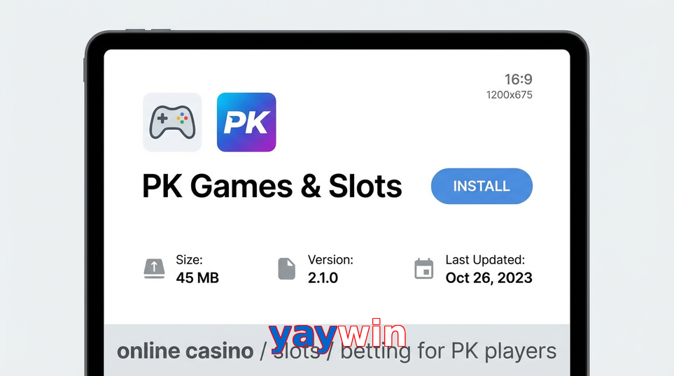 Game list for Yaywin gameapk section